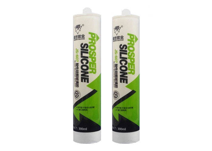 One Part 100 Silicone Acetoxy Cure Sealant , Glass Block Silicone