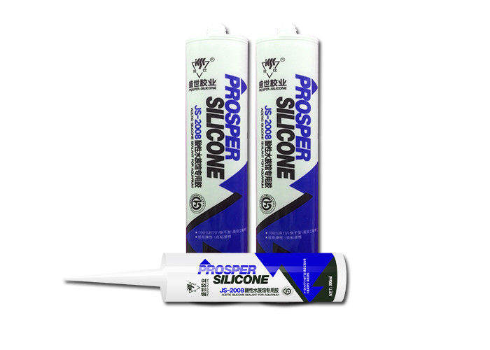Excellent Tensile Strength Grey Aquarium Silicone Sealant Waterproof 260g