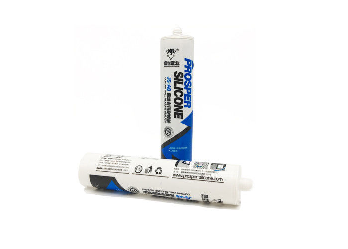 Weatherproofing Clear Silicone Caulk Sealant , Facade And Curtain Wall