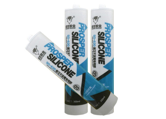 Low Odor Shower Silicone Sealant , Anti Mould Bathroom Silicone Caulk