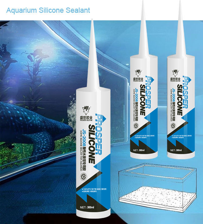 Non Toxic 100 Silicone Sealant , 280ML RTV Transparent Aquarium