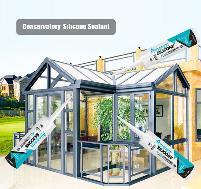 300ml Clear Silicone Window Sealant For External Use Long Shelf Life 12 Months