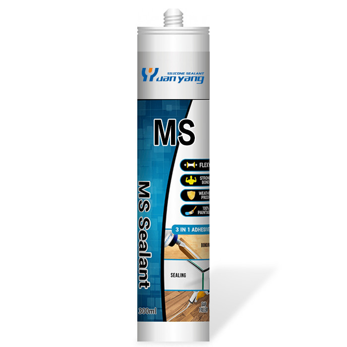 300ml 590ml Ms Polymer Silicone White Black Neutral Weatherproof Sanitary Sealant