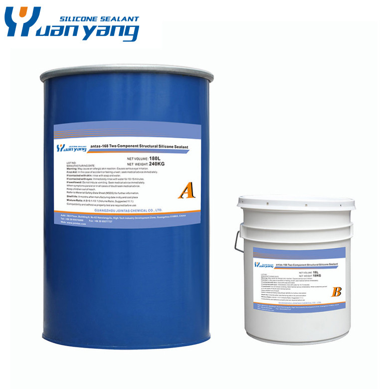 Curing 1kg/L 1.33kg/L Two Component Silicone Sealant 180L Fast Drying Silicone Glue