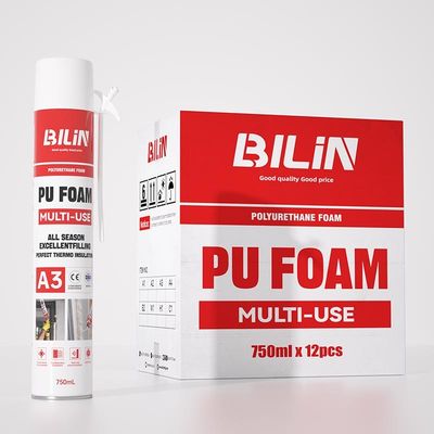 OEM Polyurethane PU Foam Spray Weather Proof For Doors Installation