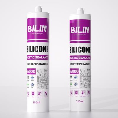 S5000 Silicone Sealant Multifunctional 300Ml Fast Cure Weatherproof Flexibility Acetic Caulking 100% Silicone Sealant Adhesive
