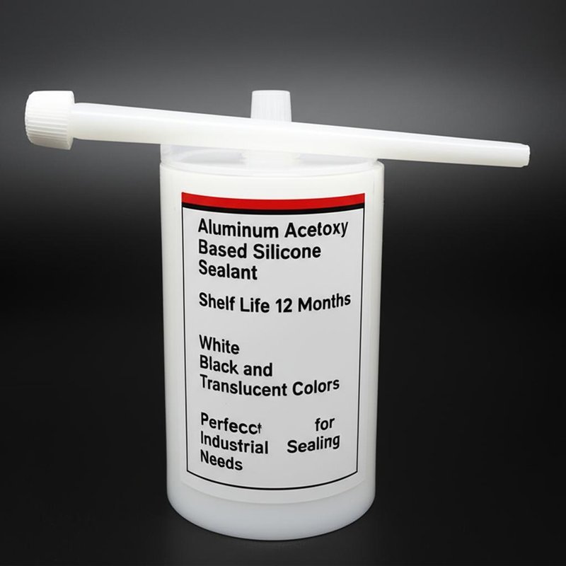 Aluminum Acetoxy Based Silicone Sealant Shelf Life 12 Months in White ...