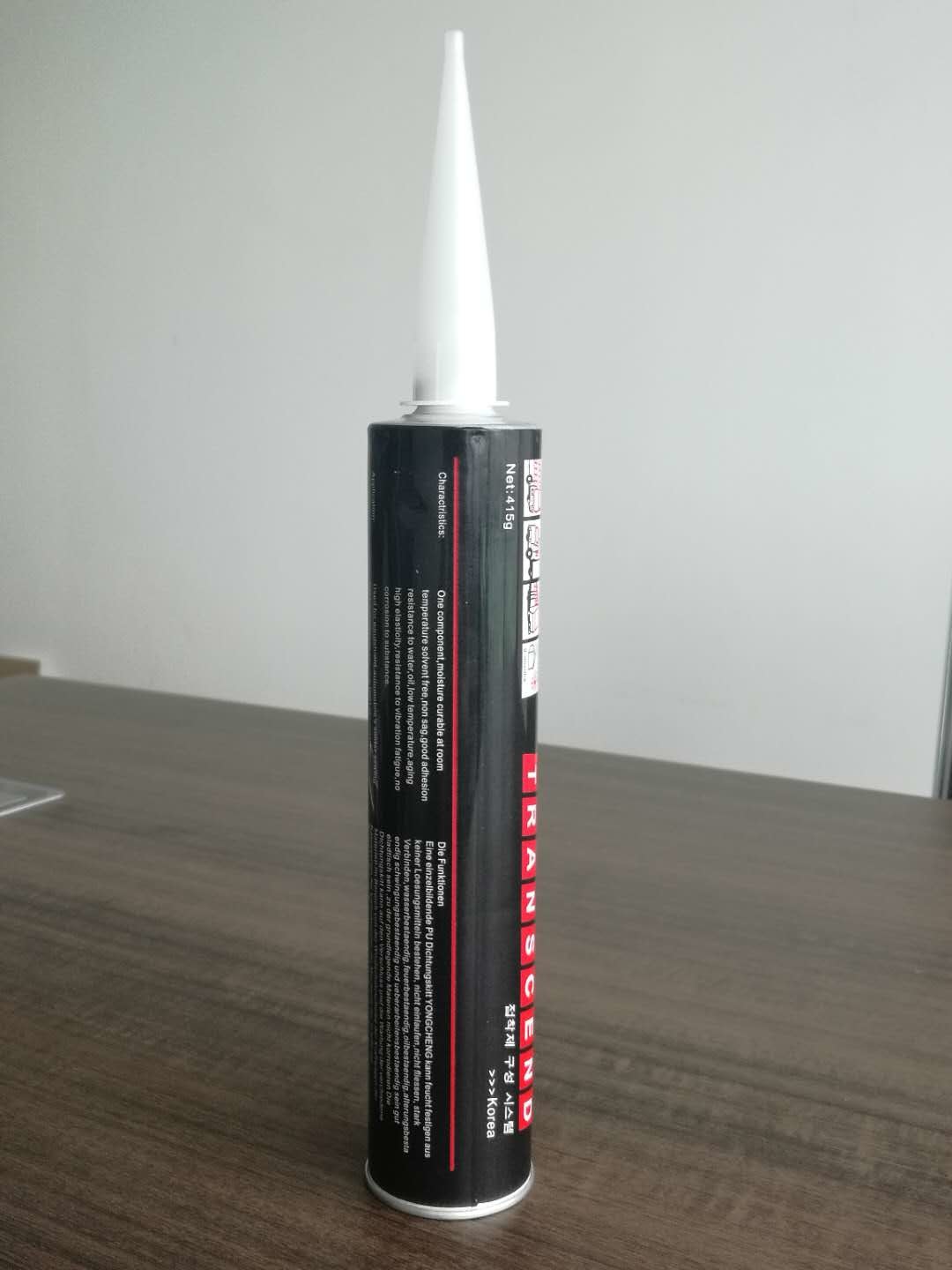 PU Black Automotive Adhesive Sealant Car Window Sealant 310ml Aluminium