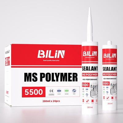 Eco-Friendly MS Polymer Sealant Neutral, Waterproof & Mildew-Resistant, Odorless and Formaldehyde Free Glass Adhesive