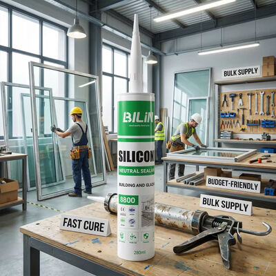 Quality Budget-friendly White Silicone Sealant, Fast Cure Glue for Glazing Work & Building Joint Sealing, Custom Packaging factory