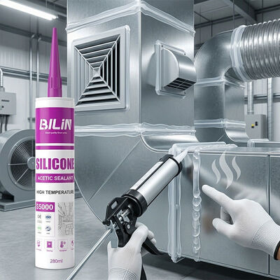 Quality Sealing Acetoxy Silicone Sealant Featuring Mild Odor As Per Customers Requirement Suitable for HVAC Duct and Ventilation Sealing factory