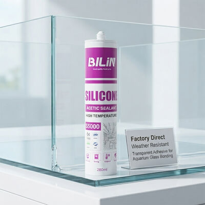 Quality Factory Direct Acid Silicone Sealant Weather Resistant Transparent Adhesive For Aquarium Glass Bonding factory
