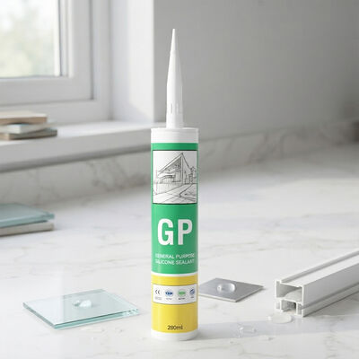 Quality Cost Effective GP Silicone Sealant Strong Adhesion Waterproof Glue For Glass Metal UPVC Materials factory