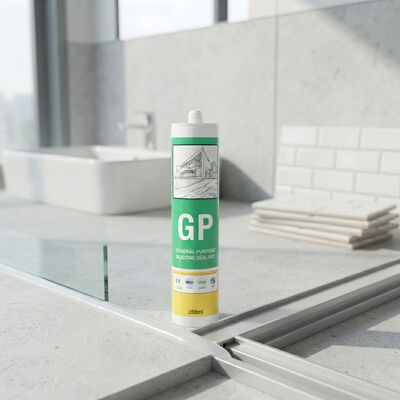 Quality Transparent White GP Silicone Sealant Indoor Outdoor Glass Joint Silicone Sealant factory