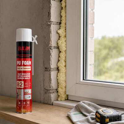 Quality B2 PU Foam Spray Insulation Expanding Polyurethane Foam For Door Window Gap Filling Sealing factory