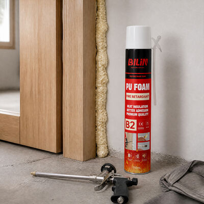 Quality B2 PU Expanding Foam Sound Heat Insulation Polyurethane Foam For Window Door Installation Sealing factory