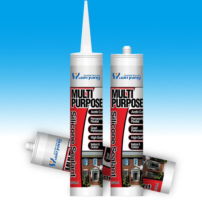 280ml Waterproof Construction Silicone Sealant GP Acetic Cure Black Rtv Silicone Sealant